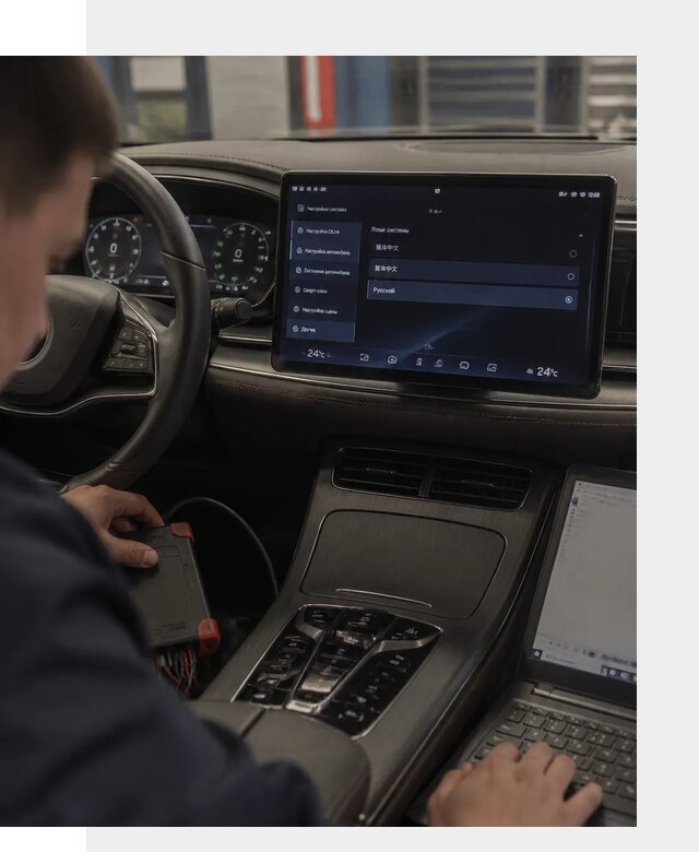 Русификация автомобиля BYD HAN для эксплуатации в Когалыме